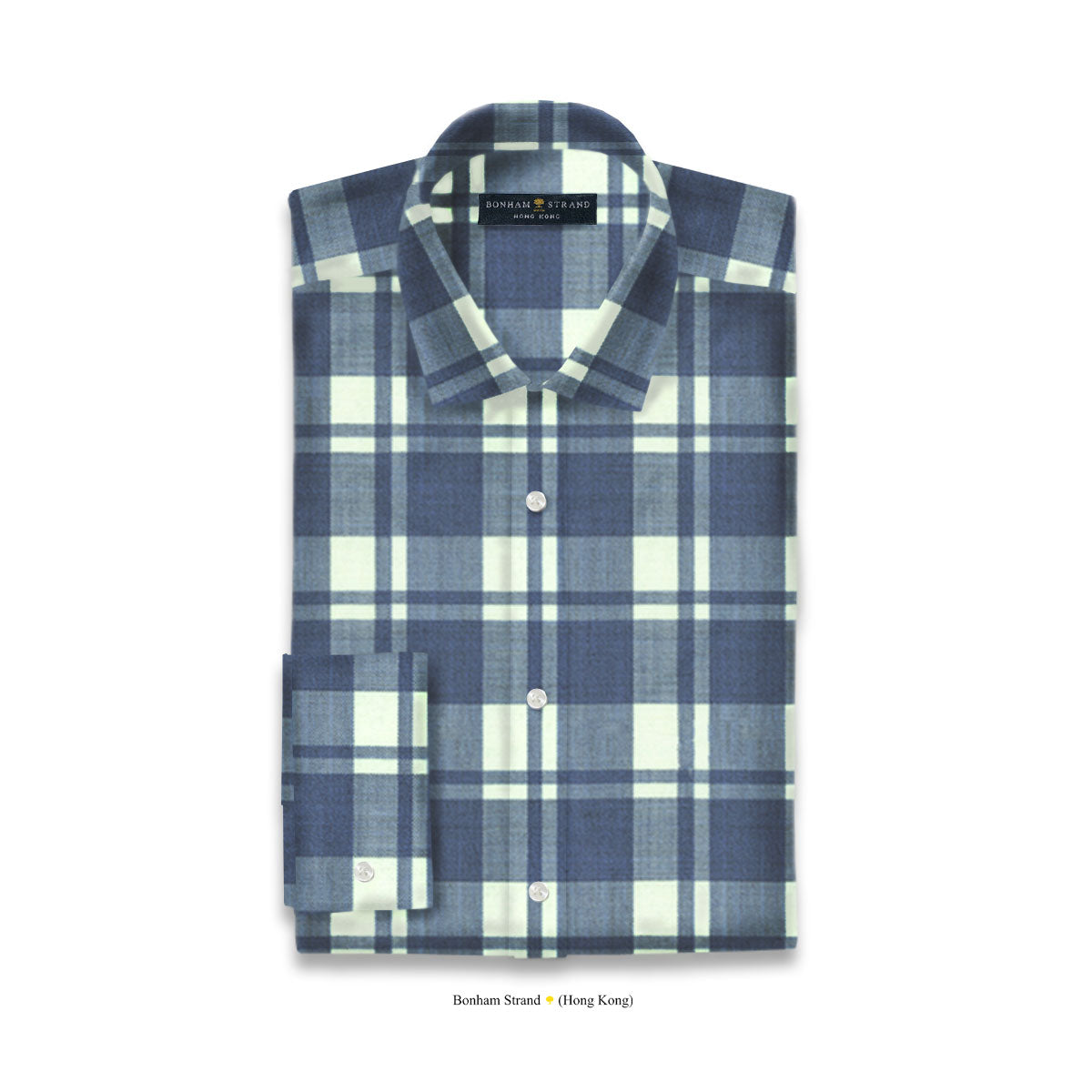 Shirt - Reda Active Blue Check Shirt