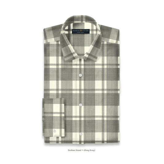 Shirt - Reda Active Grey Check Shirt